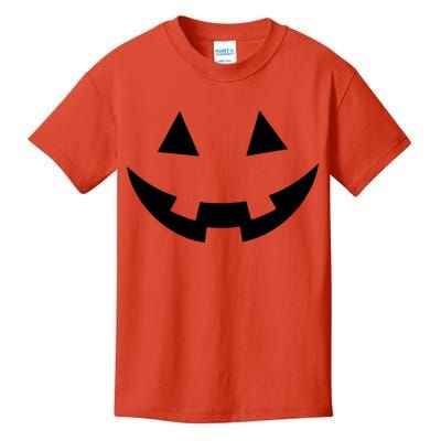 Simple Pumpkin Big Face Kids T-Shirt