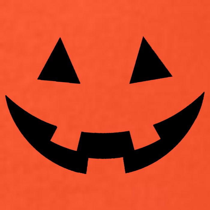 Simple Pumpkin Big Face Kids T-Shirt