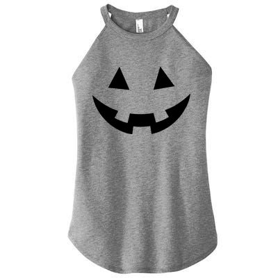 Simple Pumpkin Big Face Women’s Perfect Tri Rocker Tank