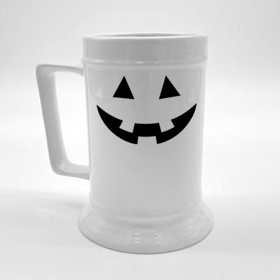 Simple Pumpkin Big Face Beer Stein