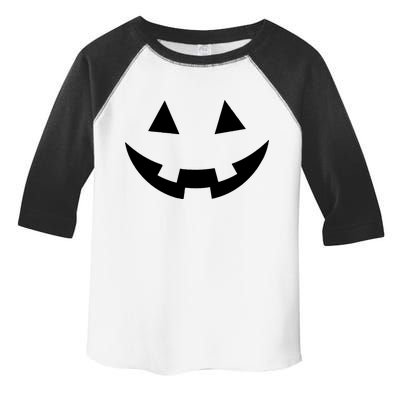 Simple Pumpkin Big Face Toddler Fine Jersey T-Shirt