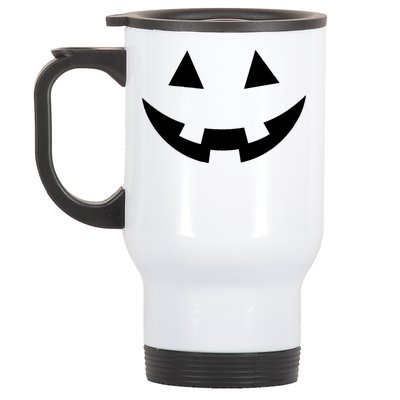 Simple Pumpkin Big Face Stainless Steel Travel Mug