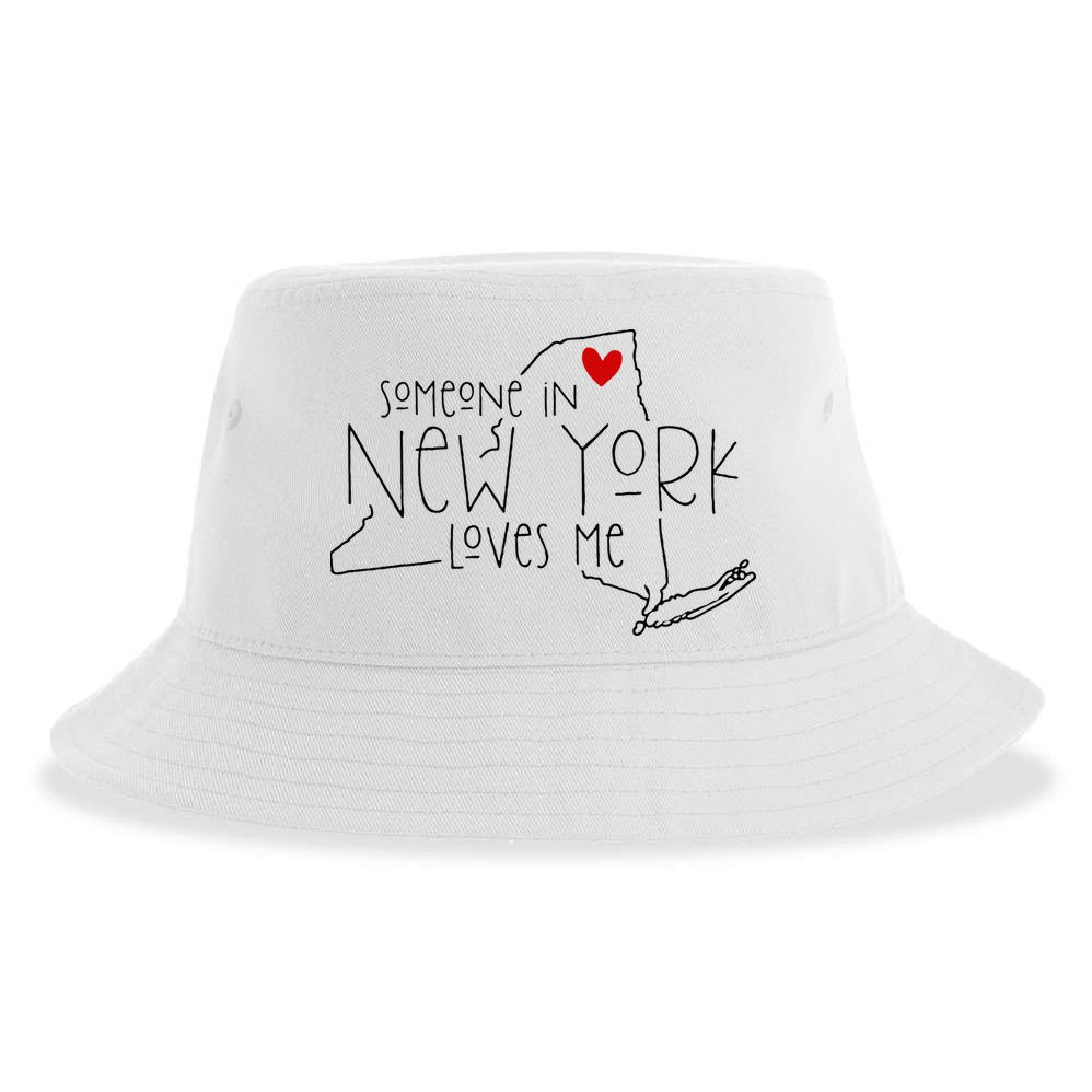 Someone In New York Loves Me Sustainable Bucket Hat