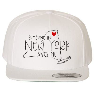Someone In New York Loves Me Wool Snapback Cap