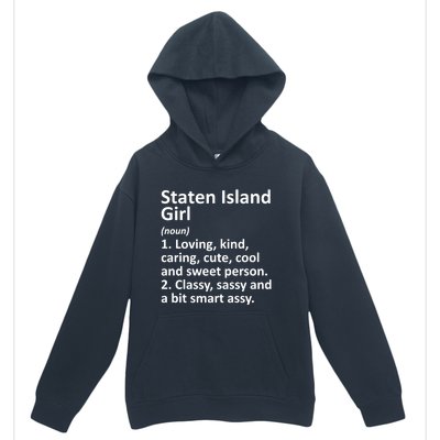 Staten Island Ny New York Funny City Home Roots Gift Urban Pullover Hoodie