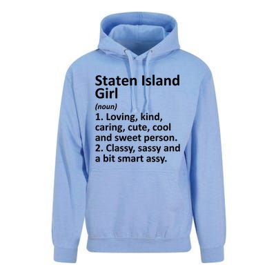 Staten Island Ny New York Funny City Home Roots Gift Unisex Surf Hoodie