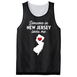 Someone In New Jersey Loves Me New Jersey Nj Mesh Reversible Basketball Jersey Tank