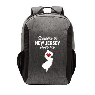 Someone In New Jersey Loves Me New Jersey Nj Vector Backpack