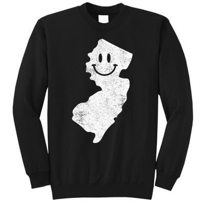 Smiling In Nj – Funny New Jersey Happy Face Sweatshirt