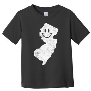 Smiling In Nj – Funny New Jersey Happy Face Toddler T-Shirt