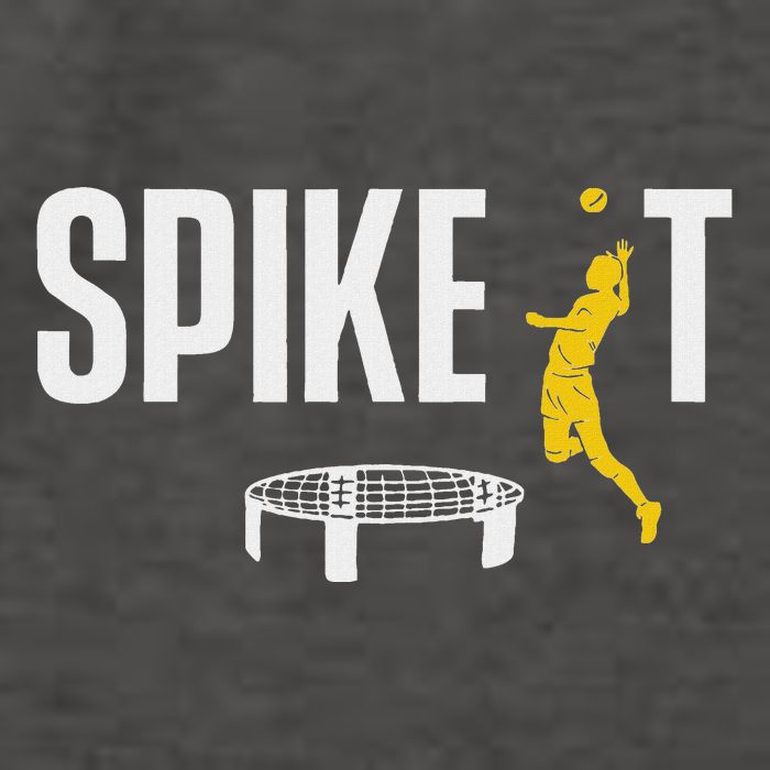 Spike It Net And Spike Ball Player Vector Backpack