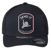 Send It No Victory Without Sacrifice Flexfit Unipanel Trucker Cap