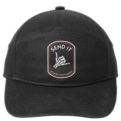 Send It No Victory Without Sacrifice 7-Panel Snapback Hat