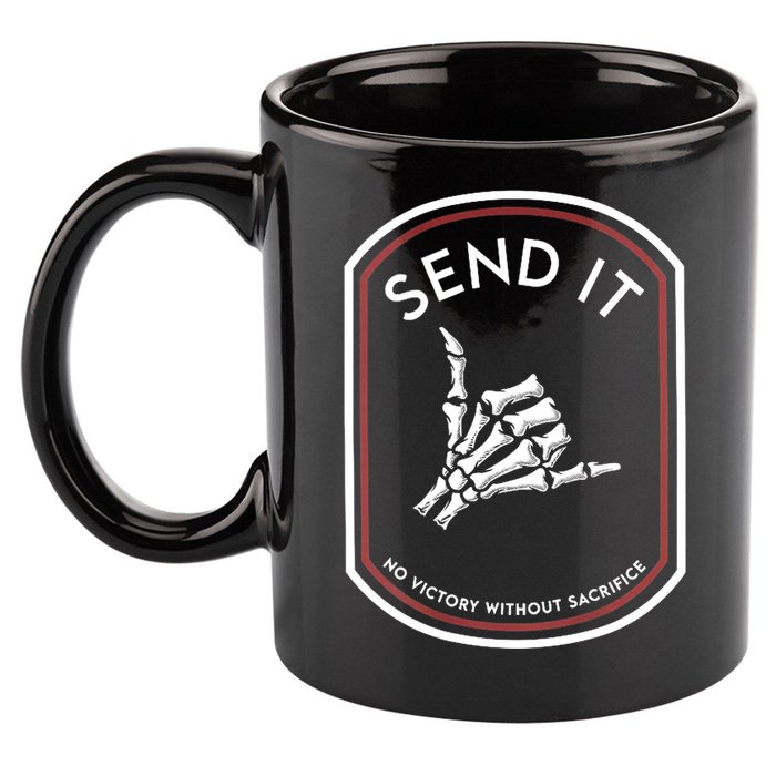 Send It No Victory Without Sacrifice 11oz C Handle Ceramic Mug