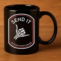 Send It No Victory Without Sacrifice 11oz C Handle Ceramic Mug