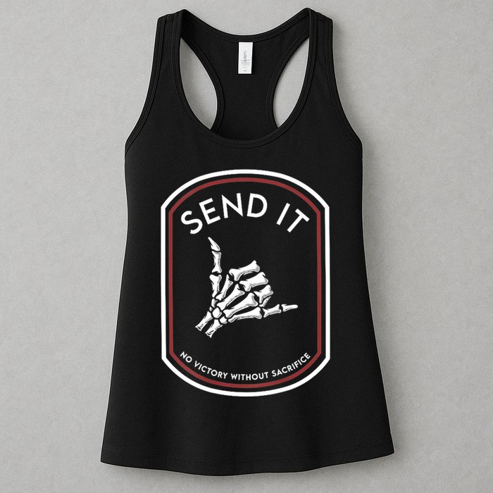 Send It No Victory Without Sacrifice Womens Tank Top