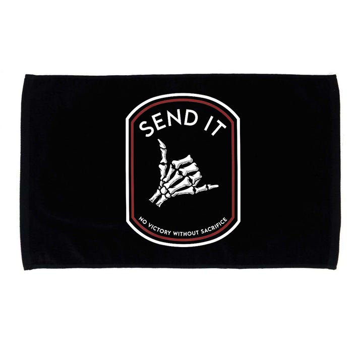 Send It No Victory Without Sacrifice Microfiber Hand Towel