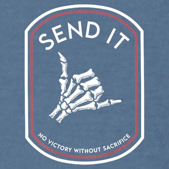Send It No Victory Without Sacrifice Garment-Dyed Sweatshirt