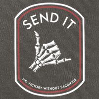 Send It No Victory Without Sacrifice Cotton Canvas Backpack