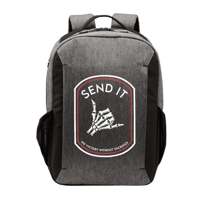Send It No Victory Without Sacrifice Vector Backpack