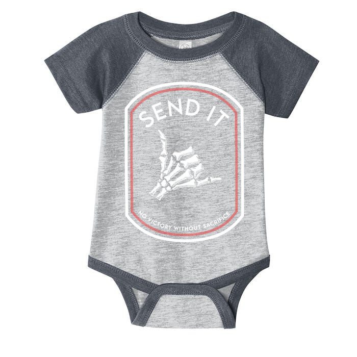 Send It No Victory Without Sacrifice Infant Baby Jersey Bodysuit