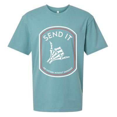 Send It No Victory Without Sacrifice Sueded Cloud Jersey T-Shirt