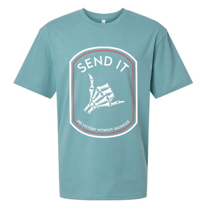 Send It No Victory Without Sacrifice Sueded Cloud Jersey T-Shirt