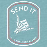 Send It No Victory Without Sacrifice Sueded Cloud Jersey T-Shirt