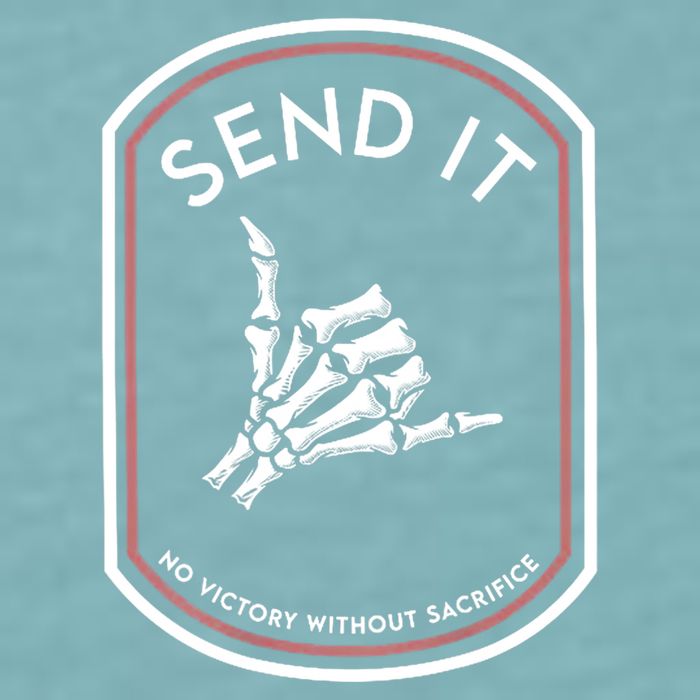 Send It No Victory Without Sacrifice Sueded Cloud Jersey T-Shirt