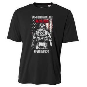 Say Ir Names Joe Names Of Fallen Soldiers 13 Heroes Cooling Performance Crew T-Shirt