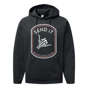 Send It No Victory Without Sacrifice Performance Fleece Hoodie