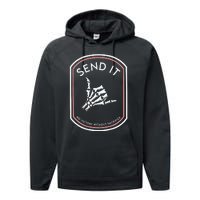 Send It No Victory Without Sacrifice Performance Fleece Hoodie