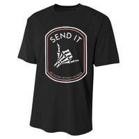 Send It No Victory Without Sacrifice Performance Sprint T-Shirt