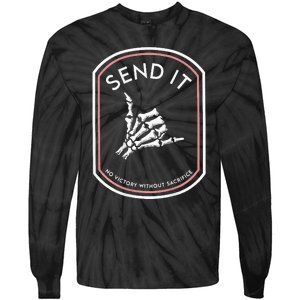 Send It No Victory Without Sacrifice Tie-Dye Long Sleeve Shirt