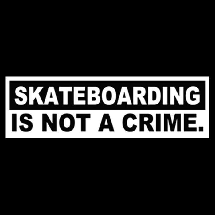 Skateboarding Is Not A Crime Cool Design Gift Youth Performance Sprint T-Shirt