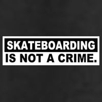 Skateboarding Is Not A Crime Cool Design Gift Golf Towel
