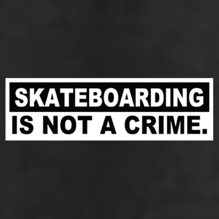 Skateboarding Is Not A Crime Cool Design Gift Golf Towel