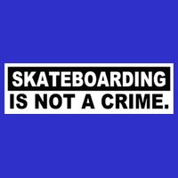 Skateboarding Is Not A Crime Cool Design Gift Toddler Sweatshirt