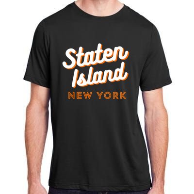 Staten Island Ny Retro Si Ny Adult ChromaSoft Performance T-Shirt