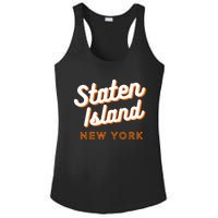 Staten Island Ny Retro Si Ny Ladies PosiCharge Competitor Racerback Tank