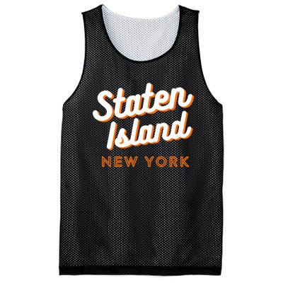 Staten Island Ny Retro Si Ny Mesh Reversible Basketball Jersey Tank