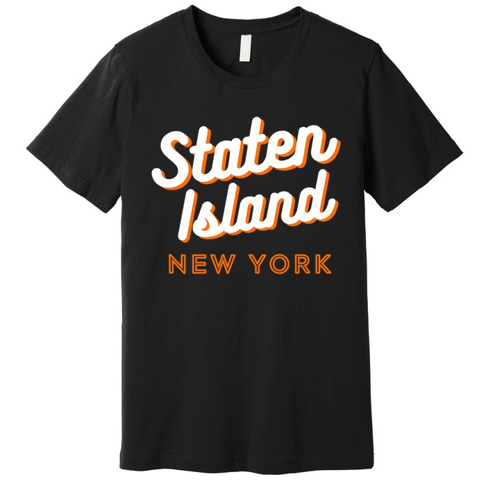 Staten Island Ny Retro Si Ny Premium T-Shirt