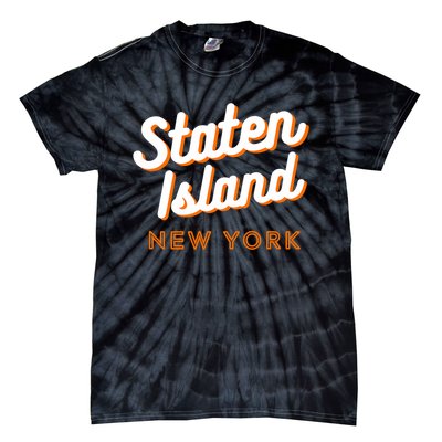 Staten Island Ny Retro Si Ny Tie-Dye T-Shirt