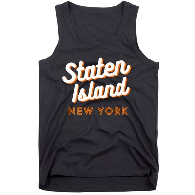 Staten Island Ny Retro Si Ny Tank Top