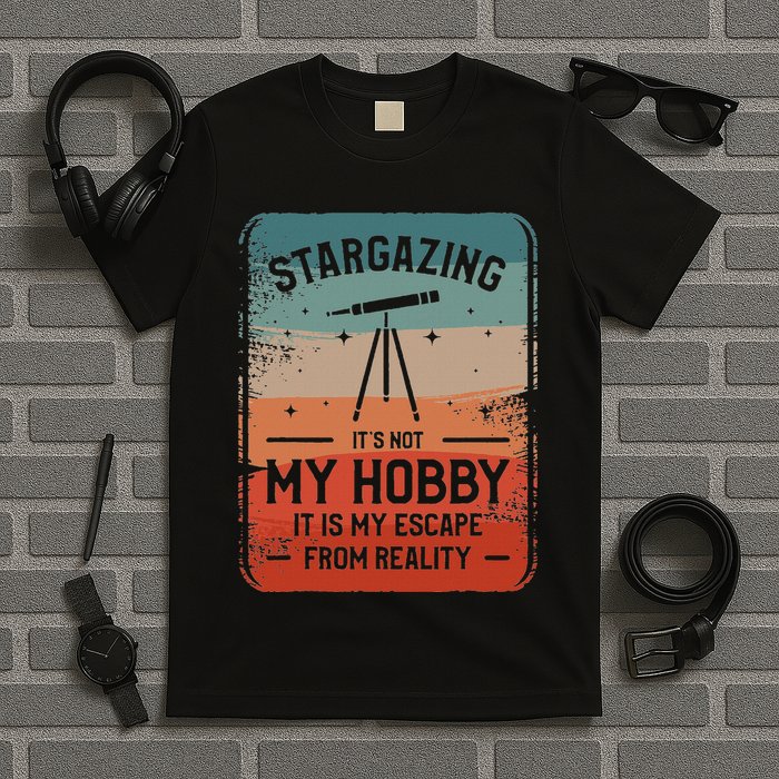 Stargazing ItS Not My Hobby It Is My Escape From Reality T-Shirt