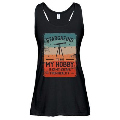 Stargazing ItS Not My Hobby It Is My Escape From Reality Ladies Essential Flowy Tank