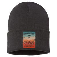 Stargazing ItS Not My Hobby It Is My Escape From Reality Sustainable Knit Beanie