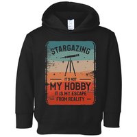 Stargazing ItS Not My Hobby It Is My Escape From Reality Toddler Hoodie