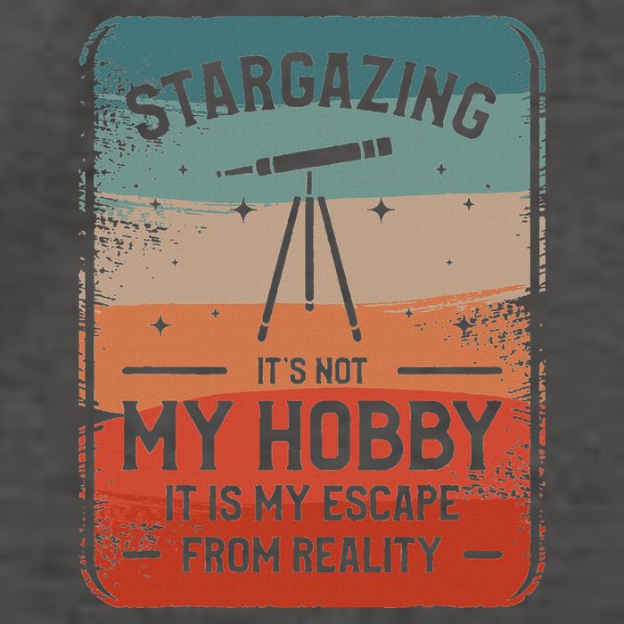 Stargazing ItS Not My Hobby It Is My Escape From Reality Vector Backpack