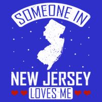 Someone In New Jersey Loves Me Nj State Souvenir Gift Toddler T-Shirt